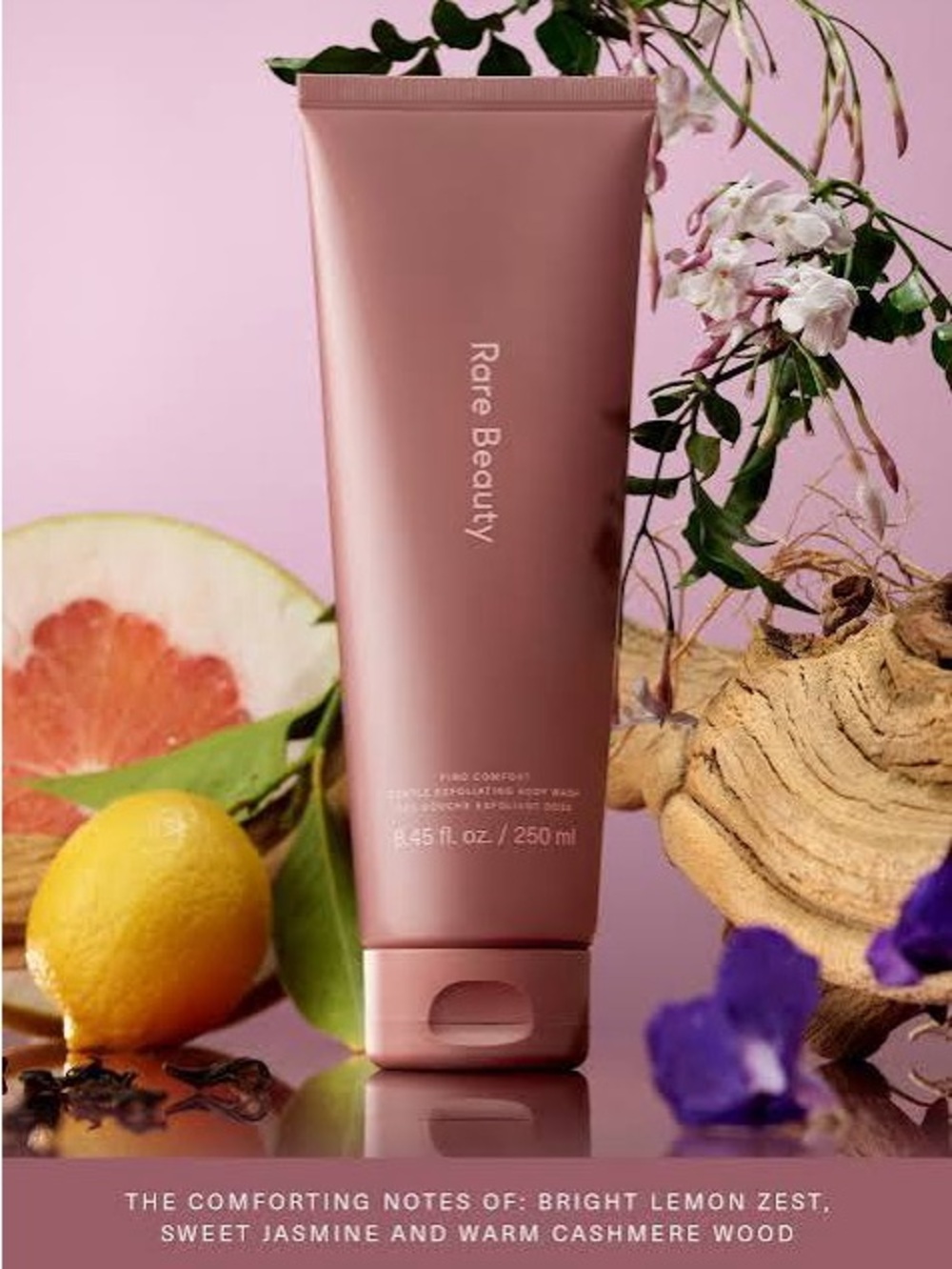 Rare Beauty Comfort Gentle Exfoliating Body Wash Bath Wash Ashwagandha Cashmere - Picture 3 of 6